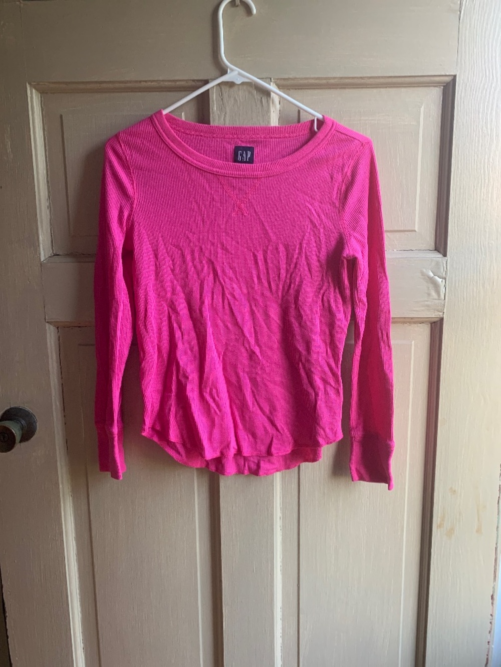 Hot Pink Gap Long Sleeve Shirt